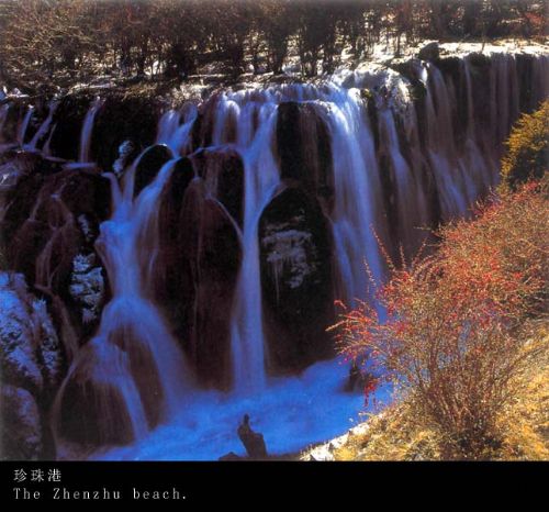 九寨溝珍珠灘圖片