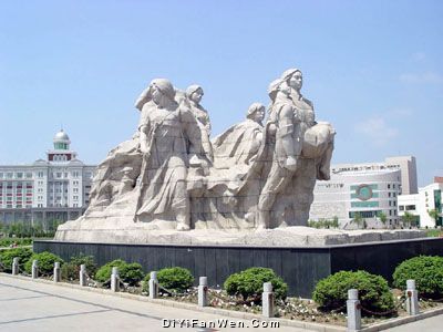 八女群雕圖片