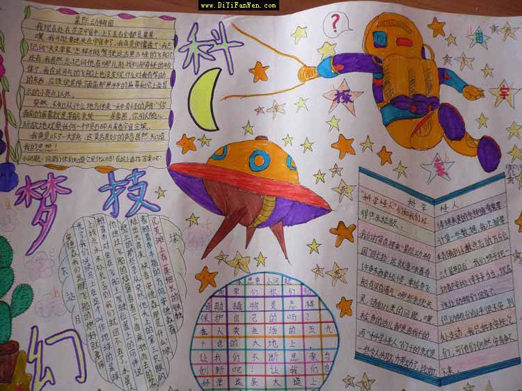 國小生科技手抄報