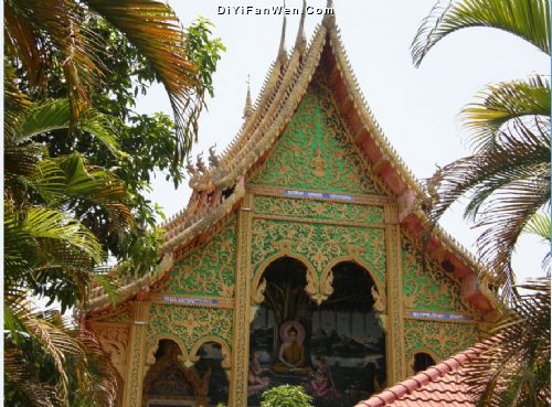 清邁城外寺廟圖片