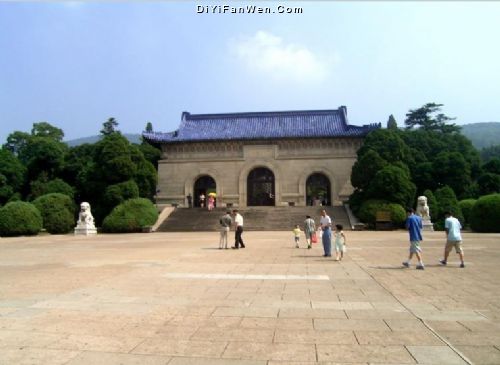中山陵風景區圖片