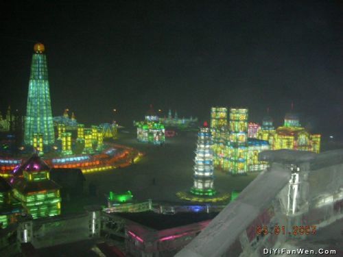 冰燈雪雕圖片