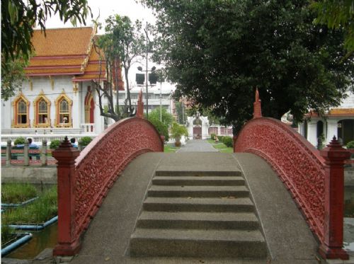 曼谷的大理石寺廟圖片