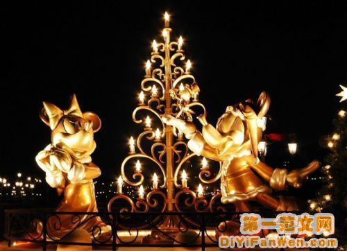 迪士尼夜景圖片