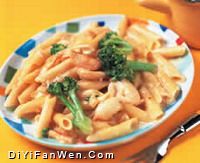 蟹肉奶油義大利麵