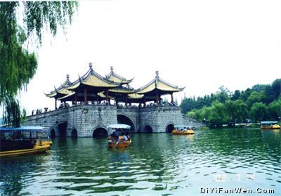 瘦西湖五亭橋圖片