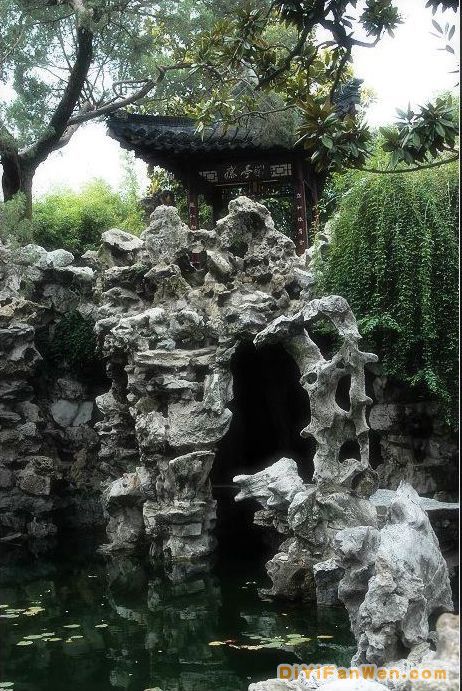 揚州個園圖片