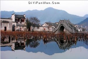 黃山宏村圖片