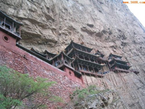 恆山懸空寺圖片