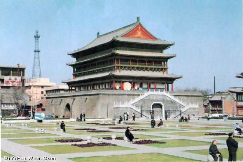 西安鐘鼓樓圖片