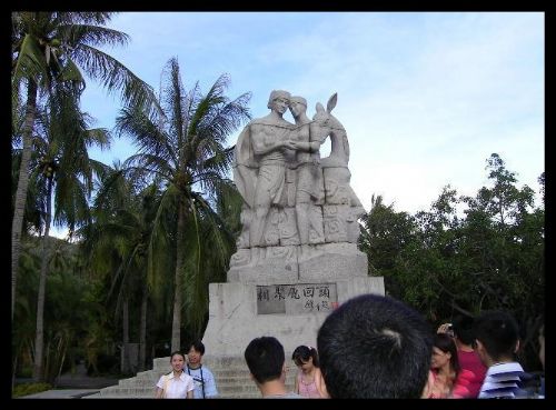 海南鹿回頭山頂公園圖片