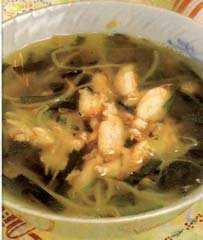 豆芽青椒絲湯