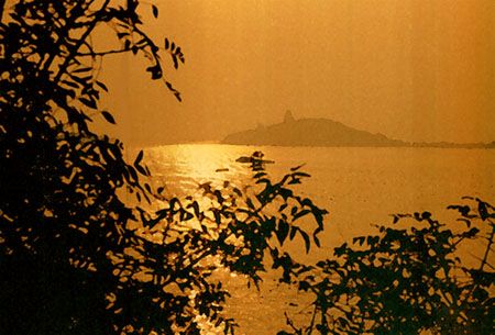 太湖仙島圖片