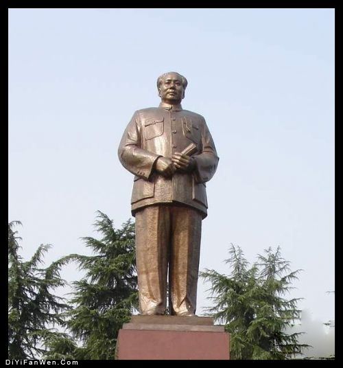 湖南主席銅像圖片