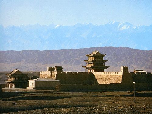 嘉峪關關城圖片