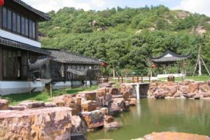 靈岩山圖片