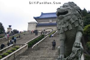 中山陵風景區圖片