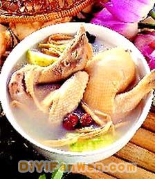 雪花雞湯