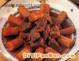 豆醬燜牛腩(圖)