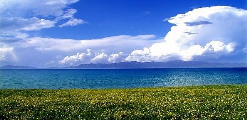 塞里木湖圖片