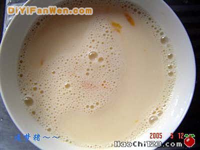 木瓜牛奶蒸雞蛋[多圖]