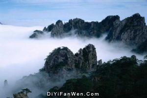 黃山天都峰圖片