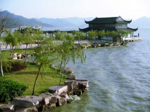 東錢湖湖心景區圖片