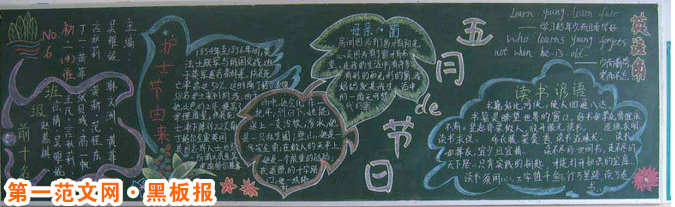 五四青年節黑板報:獻給你五四 五四青年節黑板報:獻給你五四