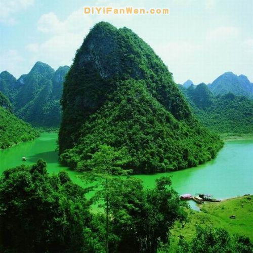 廣西黑水河風光圖片