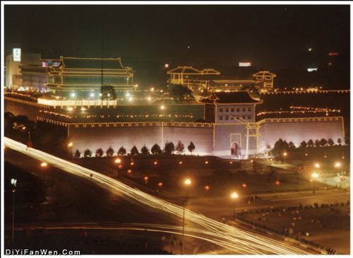 南門夜景圖片