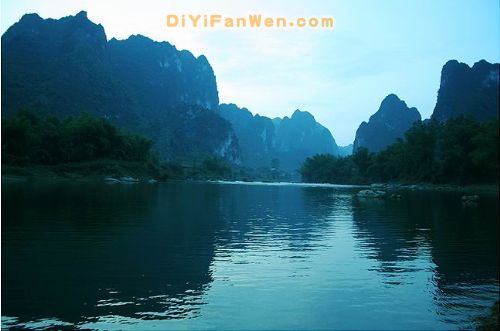 廣西黑水河風光圖片
