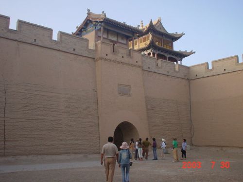 嘉峪關關城圖片
