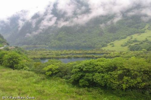 九寨溝秀麗風光圖片
