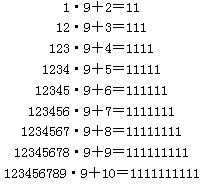 數學手抄報資料：叫絕的數字組合