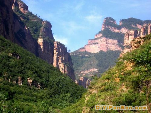 山西黃崖洞風光圖片