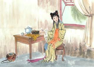 貧女詩畫欣賞