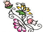 黑板報花邊：櫻花樹