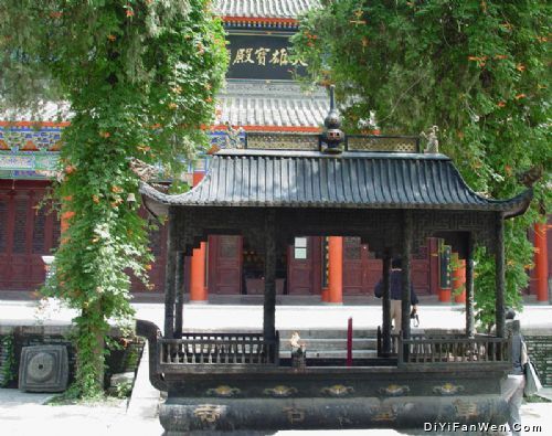 西安草堂古寺圖片
