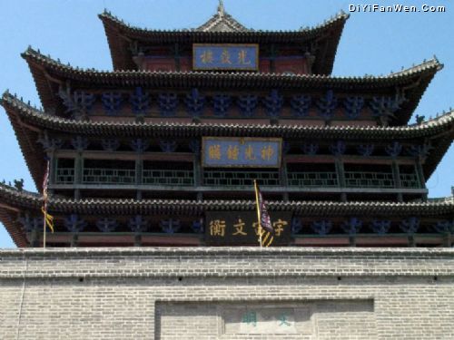 聊城光岳樓圖片