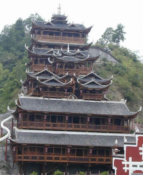 張家界土家風情園圖片