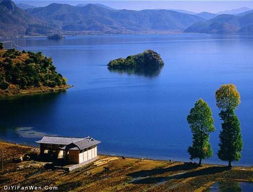 陝西瀛湖圖片