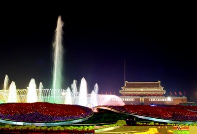 國慶節圖片——天安門夜景4