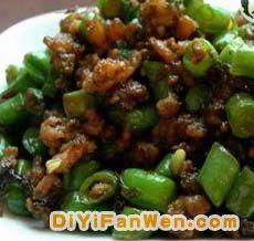 欖菜肉末豇豆