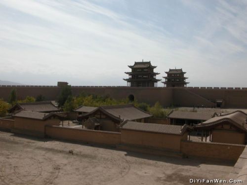 嘉峪關關城圖片