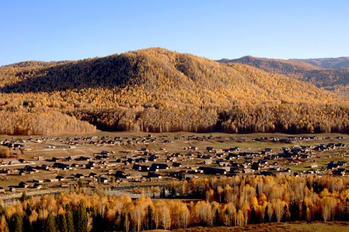 禾木—北疆額爾濟斯圖片