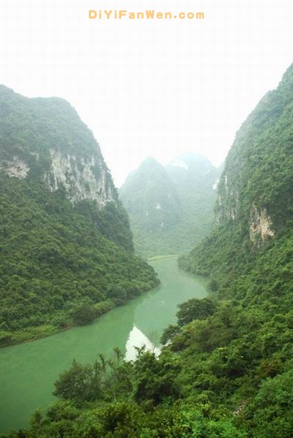 廣西黑水河風光圖片