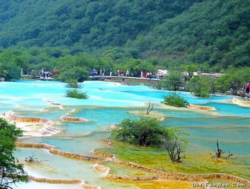 五彩池圖片