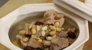 蓮藕黃豆排骨湯