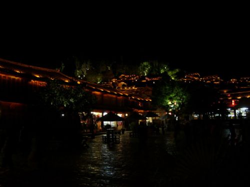 麗江夜景圖片
