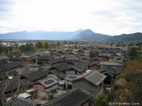 麗江束河古鎮圖片